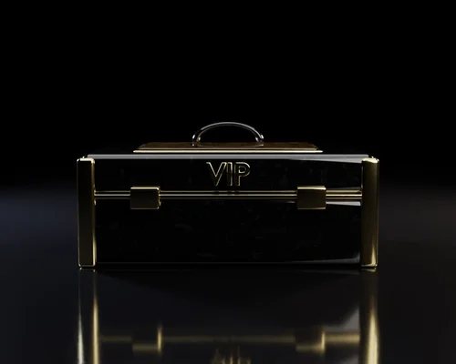 Front view with the latches and emblem, the angle used for the case card on the site.